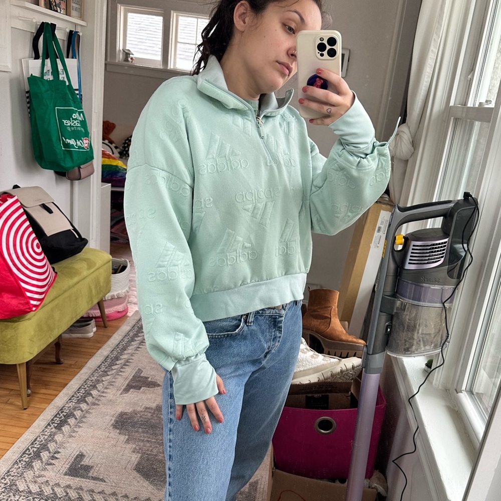 Adidas quarter zip sweater